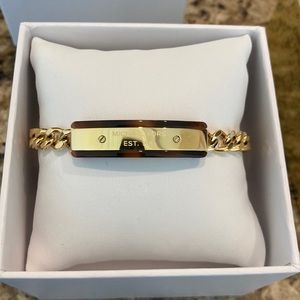 Michael Michael Kors Logo Plaque Turtoise Bracelet